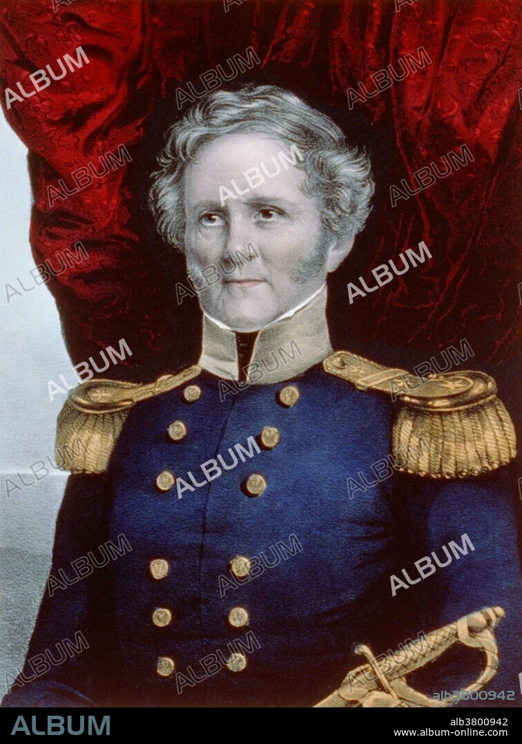 Winfield Scott (June 13, 1786 - May 29, 1866) was a US Army general. He served on active duty as a general longer than any other man in American history. Over the course of his 47 year career, he commanded forces in the War of 1812, the Mexican-American War, the Black Hawk War, the Second Seminole War, and, briefly, the American Civil War, conceiving the Union strategy known as the Anaconda Plan that would be used to defeat the Confederacy. A national hero after the Mexican-American War, he served as military governor of Mexico City. Such was his stature that, in 1852, the Whig Party passed over its own incumbent President Millard Fillmore, to nominate Scott in that year's presidential election. At a height of 6'5", he remains the tallest man ever nominated by a major party. Scott lost to Democrat Franklin Pierce in the general election, but remained a popular national figure, receiving a brevet promotion in 1856 to the rank of lieutenant general, becoming the first American since George Washington to hold that rank. He lived to see the Union victory in the Civil War and died in 1866 at the age of 79. He is buried in West Point Cemetery.