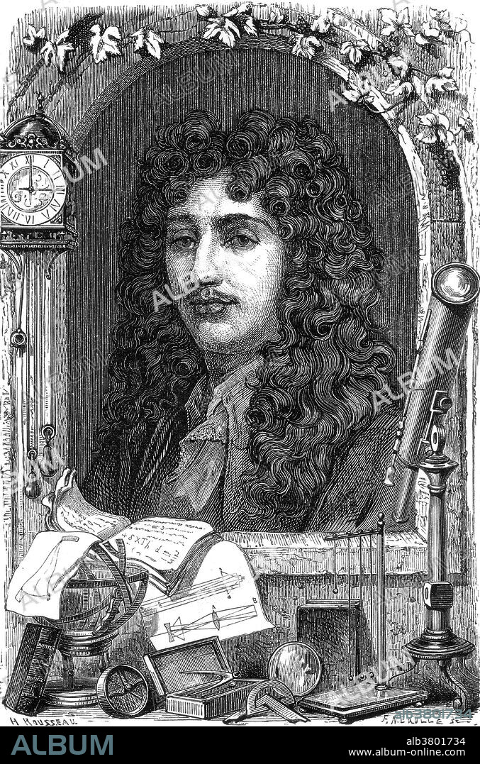 Christiaan Huygens (April 14, 1629 - July 8, 1695) was a prominent Dutch mathematician, astronomer, physicist, probabilist, horologist and scientist. Huygens is remembered especially for his wave theory of light. He investigated the use of lenses in projectors and is credited as the inventor of the magic lantern. His work included early telescopic studies of the rings of Saturn and the discovery of its moon Titan. His invention of the pendulum clock was a breakthrough in timekeeping. He also developed a balance spring watch in the same period as Robert Hooke. Controversy over the priority persisted for centuries. He published major studies of mechanics and optics, and a pioneer work on games of chance. Shortly before his death, Huygens completed Cosmotheoros, published posthumously in 1698. In it he speculated on the existence of extraterrestrial life, on other planets, which he imagined was similar to that on Earth. He argued that extraterrestrial life is neither confirmed nor denied by the Bible, and questioned why God would create the other planets if they were not to serve a greater purpose than that of being admired from Earth. He died in 1695 at the age of 66.