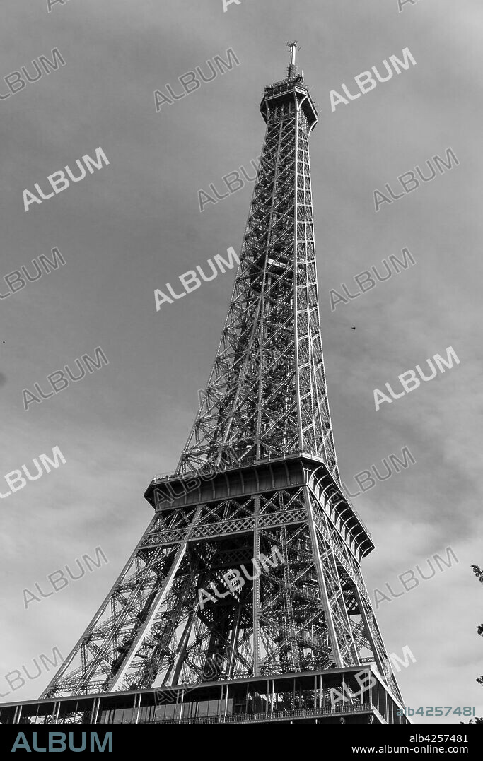 Eiffel Tower (1887-1889) in Paris, France.