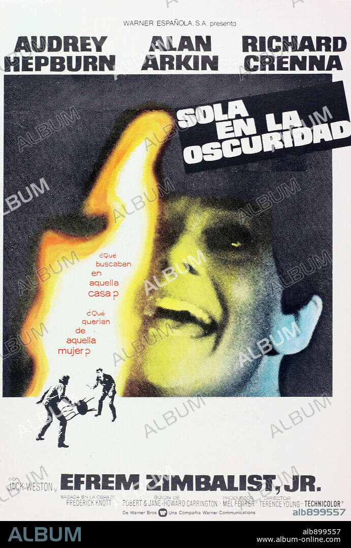 Poster of WAIT UNTIL DARK, 1967, directed by TERENCE YOUNG. Copyright WARNER BROTHERS.