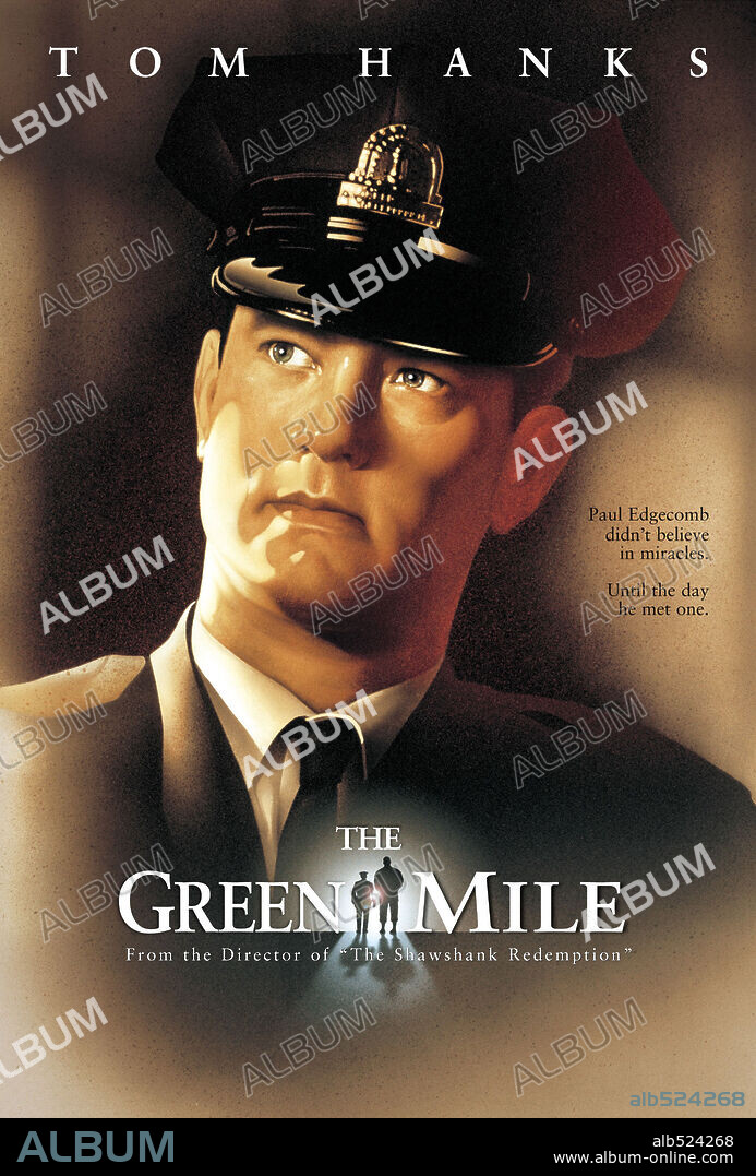 TOM HANKS en LA MILLA VERDE, 1999 (THE GREEN MILE), dirigida por FRANK DARABONT. Copyright CASTLE ROCK ENTERTAINMENT.