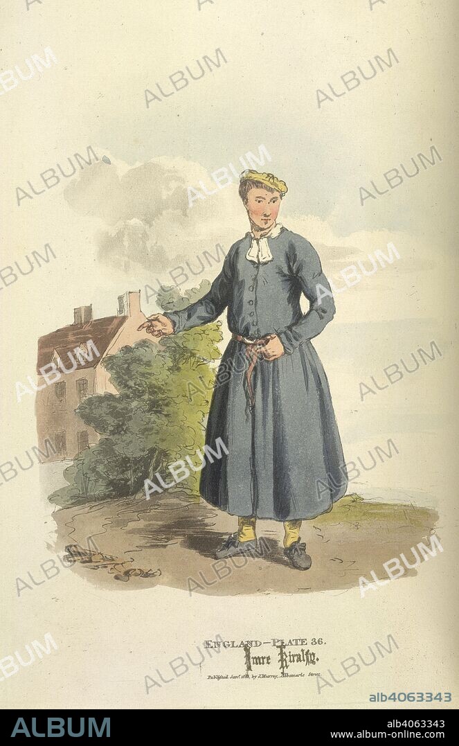 Blue-coat boy. Picturesque representations of the dress and manne. London: Thomas M'Lean, [ca. 1830]. A Blue-coat boy. A pupil of Christ Church hospital.  Image taken from Picturesque representations of the dress and manners of the English. Illustrated in fifty coloured engravings, with descriptions.  Originally published/produced in London: Thomas M'Lean, [ca. 1830]. . Source: 7744.c.10, plate XXXVI. Language: English.