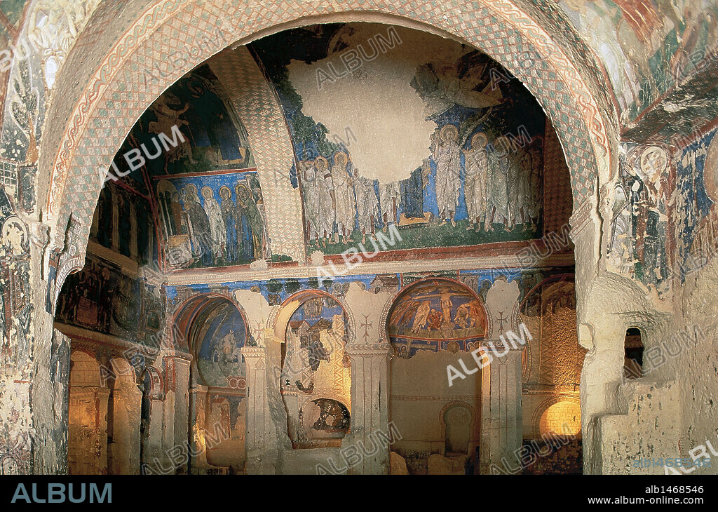 Turkey. Church of the Buckle (Tokali Kilise). Interior decorated with frescoes. 10th-11th centuries. Goreme Valley. Cappadocia.