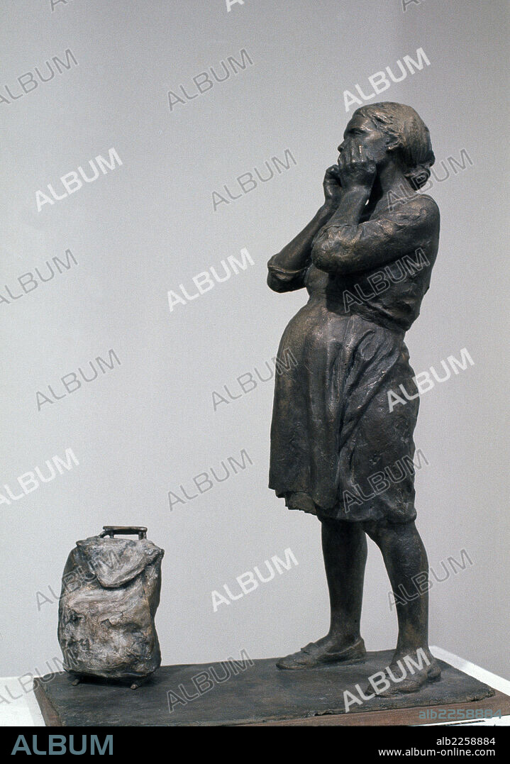 JULIO LÓPEZ HERNÁNDEZ. HERNANDEZ , JULIO LOPEZ. ESCULTOR ESPAÑOL .MADRID 1930 - 2018. " ESPERA " , BRONCE. ATENCION: AUTOR CONTEMPORANEO SUJETO A COPYRIGHT ©. EL CLIENTE FINAL ES RESPONSABLE DE LA GESTION DE LOS DERECHOS DE AUTOR CON LAS SOCIEDADES EXISTENTES DE GESTION DE DERECHOS O DIRECTAMENTE CON LOS ORGANISMOS TITULARES DE LOS MISMOS.