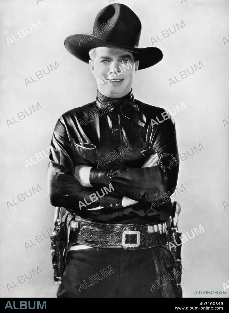 Hollywood, California: c. 1936 A portrait of movie star, rodeo champion and cowboy actor Hoot Gibson.