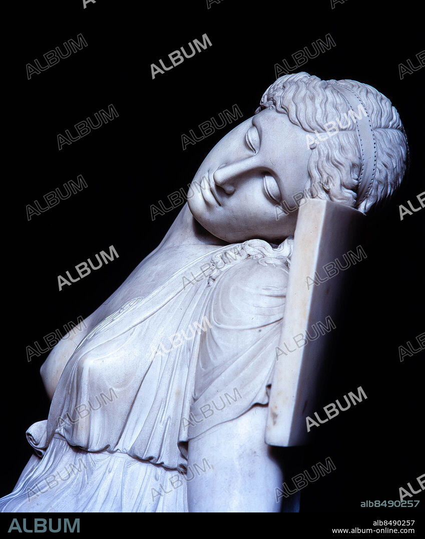 DAMIÀ CAMPENY. Damià Campeny / 'Lucrecia muerta', 1804. Llotja de Mar de Barcelona.