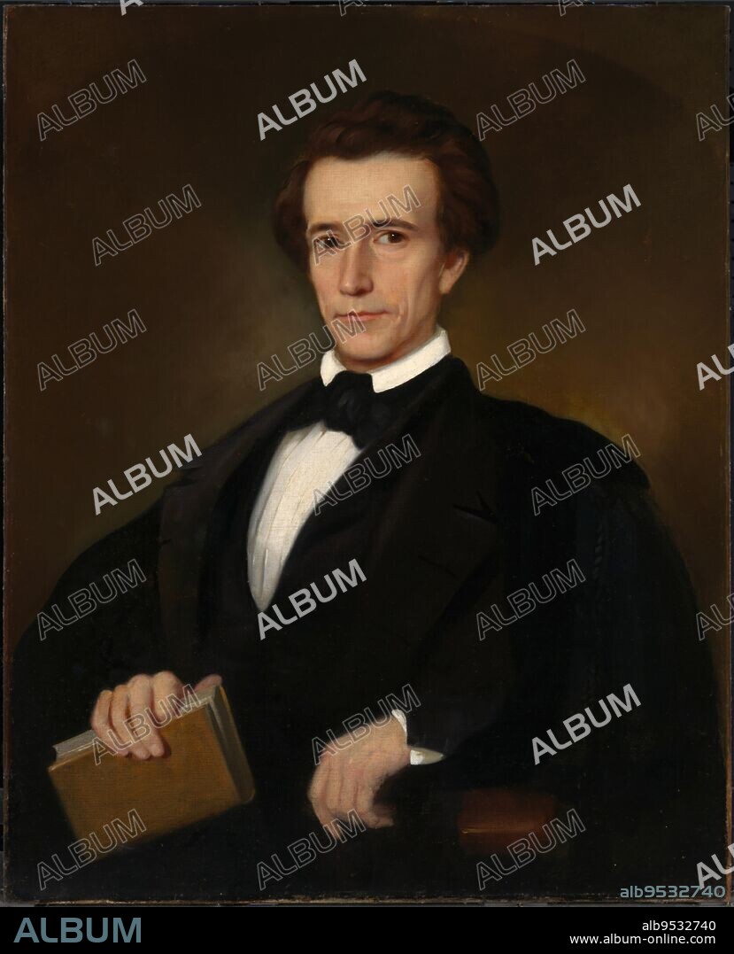 JOHN CRANCH (attributed). James Cochran Dobbin. oil on canvas. Date: c. 1845.