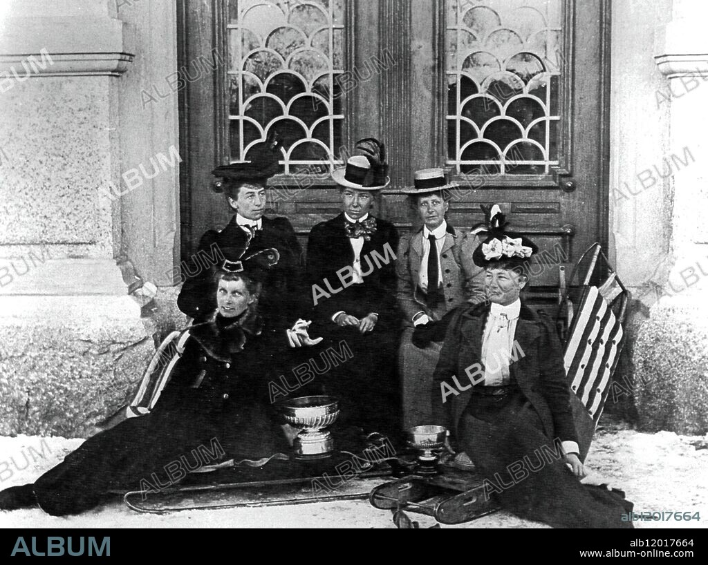 The Cresta Run - The Ladies Grand National 1900.
