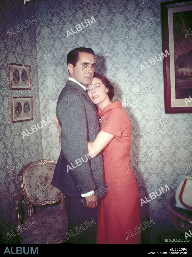AVA GARDNER and TYRONE POWER in THE SUN ALSO RISES, 1957, directed by HENRY KING. Copyright 20TH CENTURY FOX.