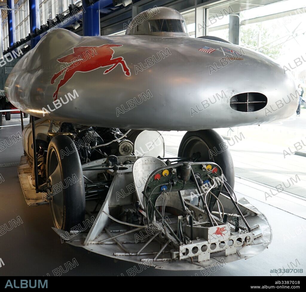 The Railton Special, later rebuilt as the Railton Mobil Special, motor vehicle designed by Reid Railton and built for John Cobb's successful attempts at the land speed record in 1938. The Railton Special took the land speed record at 353.30 mph (568.58 km/h).