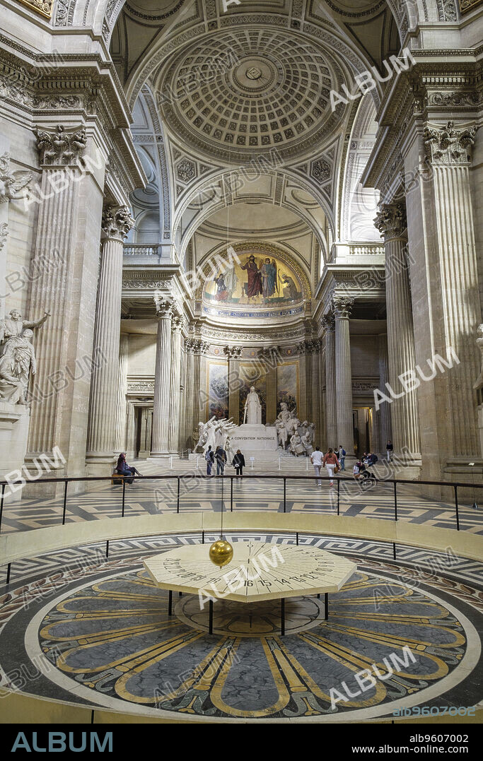 Panteón , le Panthéon, monumento de estilo neoclásico, V distrito ,París, France,Western Europe.