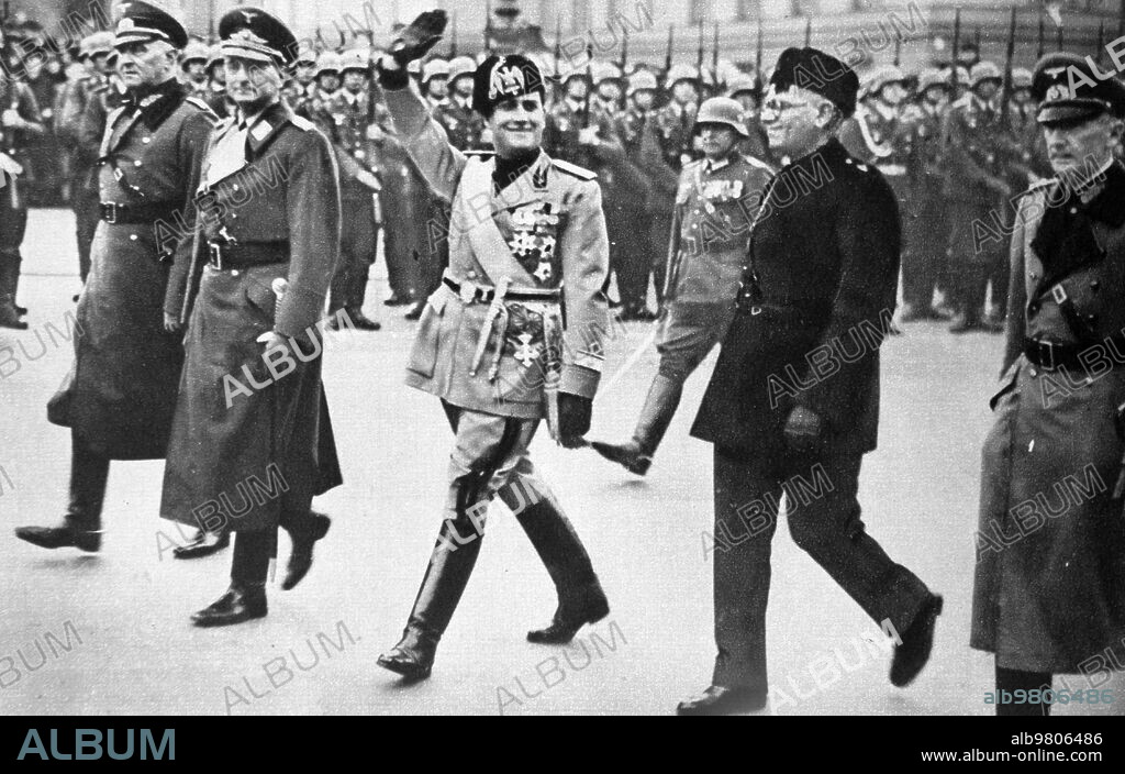 Italian Foreign Minister Gian Galeazzo Ciano in Berlin in 1936. Gian Galeazzo Ciano, 2nd Count of Cortellazzo and Buccari (18 March 1903 - 11 January 1944) was an Italian diplomat and politician who served as Foreign Minister in the government of his father-in-law, Benito Mussolini, from 1936 until 1943.