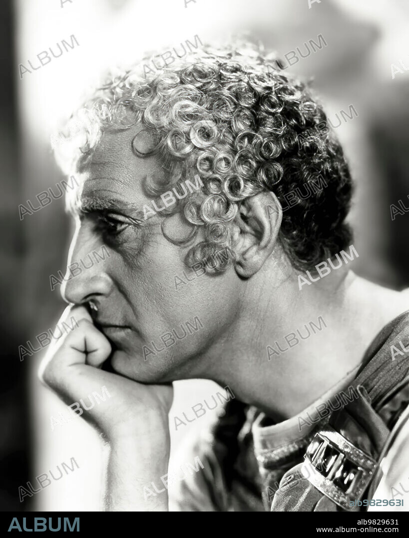 BASIL RATHBONE in THE LAST DAYS OF POMPEII, 1935, directed by ERNEST B. SCHOEDSACK. Copyright RKO.