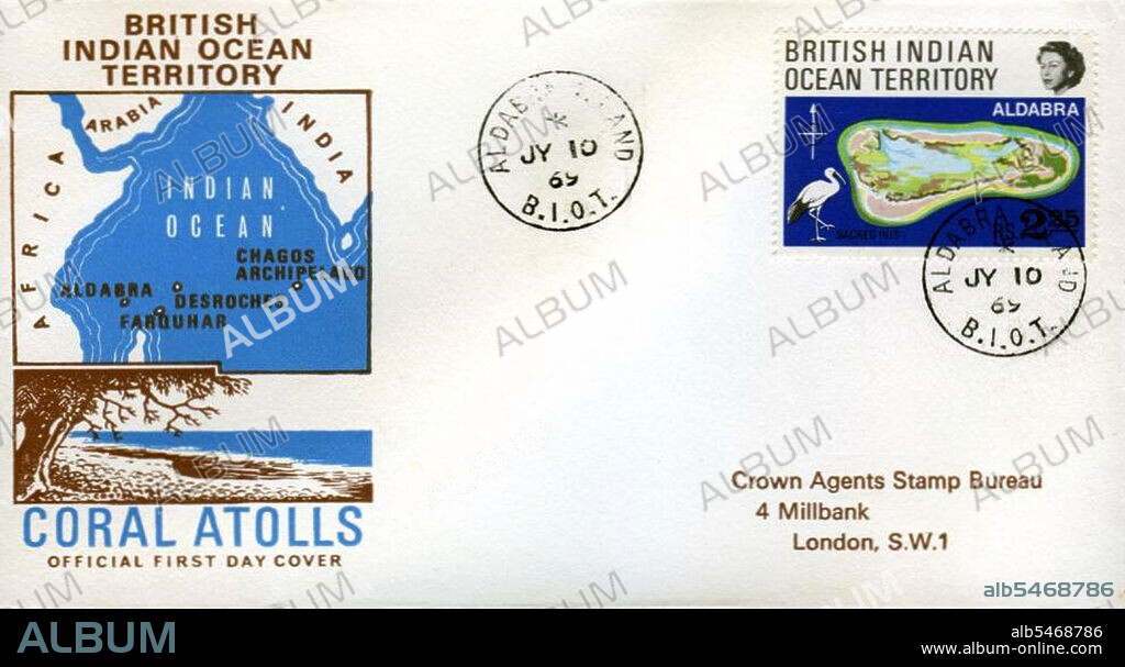 The British Indian Ocean Territory (BIOT) or Chagos Islands (formerly the Oil Islands) is an overseas territory of the United Kingdom situated in the Indian Ocean, halfway between Africa and Indonesia. The territory comprises a group of seven atolls comprising more than 60 individual islands, situated some 500 kilometers (310 mi) due south of the Maldives archipelago. The largest island is Diego Garcia (area 44 km squared), the site of a joint military facility of the United Kingdom and the United States. Following the eviction of the native population (Chagossians) in the 1960s, the only inhabitants are US and British military personnel and associated contractors, who collectively number around 4,000 (2004 figures).