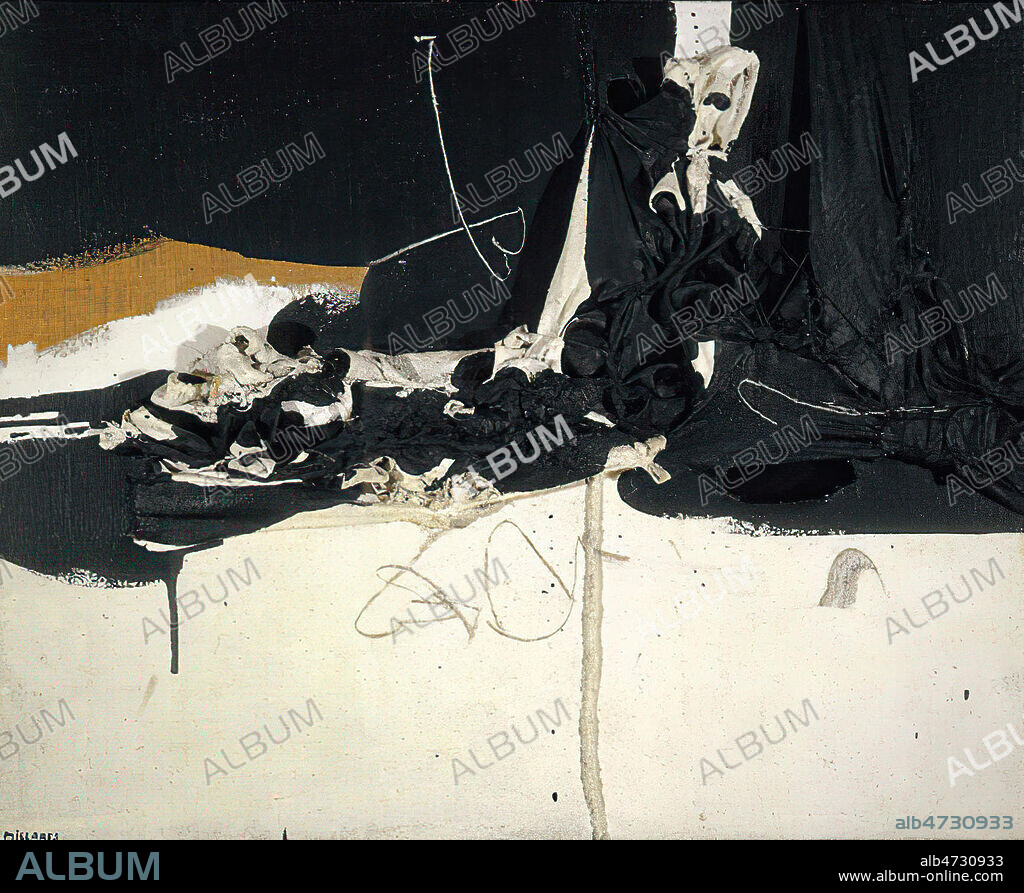 Manuel Millares, Galería de la mina, 1965. Museo de Arte Abstracto Español, Cuenca.