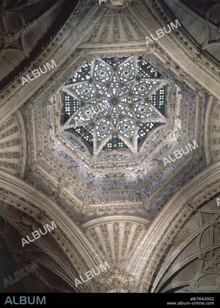 JUAN VALLEJO (1500-1569). PARTE INTERIOR DEL CIMBORRIO DEL CRUCERO DE LA CATEDRAL DE BURGOS - 1524/1534.