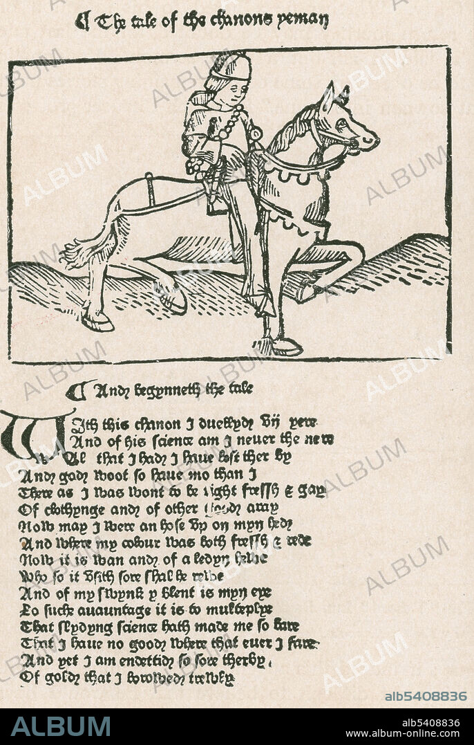 The rare second edition of Chaucer's works, 1542. Geoffrey Chaucer (1343 - 1400) is considered the greatest English poet of the Middle Ages, and is best known for The Canterbury Tales. He was a crucial figure in developing the vernacular, Middle English, at a time when the dominant literary languages in England were French and Latin. The Canterbury Tales was selected by William Caxton to be one of the first books to be printed in England.