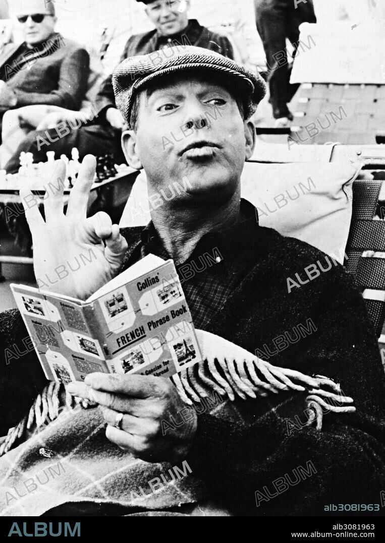 FRED MACMURRAY in BON VOYAGE!, 1962, directed by JAMES NEILSON. Copyright WALT DISNEY PRODUCTIONS.