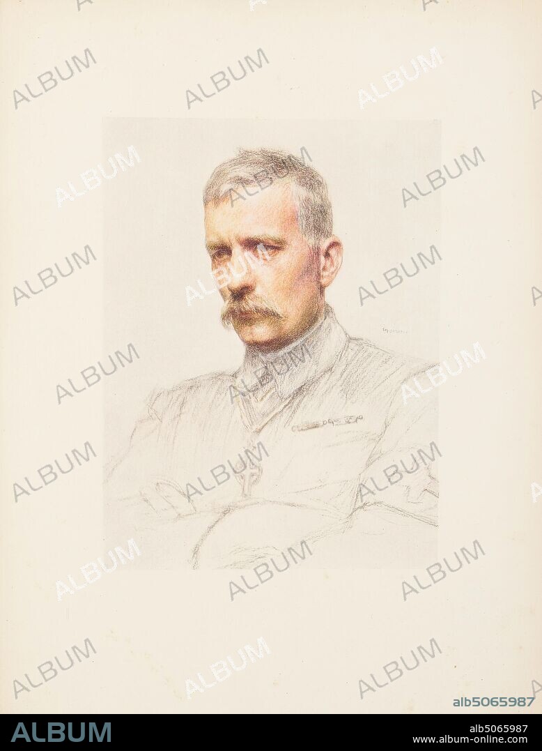 The Allies: France: Chaplain Eugene Burnand (d.1931) Pastor Nick of Fives-Lille, Drawing, Pastel, Paper, Religion, Christian, Frame, Photograph, Replica, Soldier, Military, Armed Forces, Unfinished, War, Works on Paper.