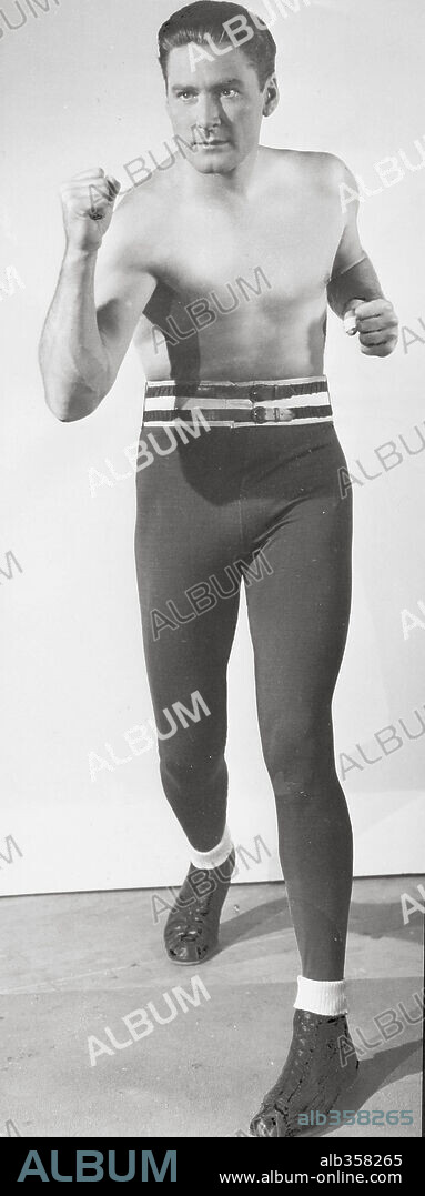 ERROL FLYNN in GENTLEMAN JIM, 1942, unter der Regie von RAOUL WALSH. Copyright WARNER BROS/FIRST NATIONAL.
