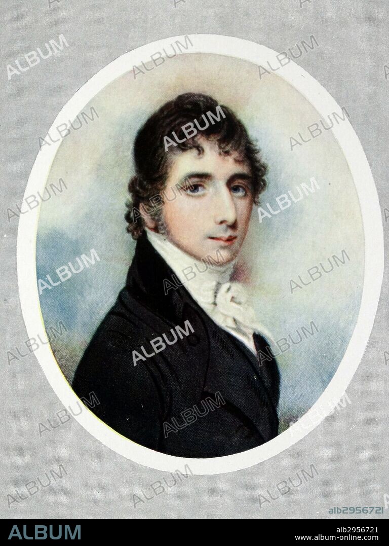 Henry Tufton, eleventh and last Earl of Thanet (1775-1849) by Richard Cosway (1742-1821), a leading English portrait painter of the Regency era, noted for his miniatures.