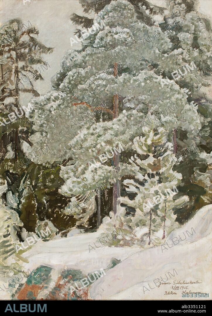 PEKKA HALONEN. Winter landscape.