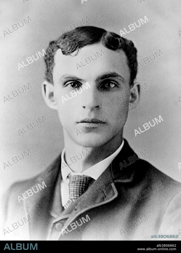 Henry Ford (July 30, 1863 - April 7, 1947) was an American industrialist, the founder of the Ford Motor Company, and sponsor of the development of the assembly line technique of mass production. His introduction of the Model T automobile revolutionized transportation and American industry. As owner of the Ford Motor Company, he became one of the richest and best-known people in the world. He is credited with "Fordism": mass production of inexpensive goods coupled with high wages for workers. He instituted the $5 a day minimum wage and is said to have contributed to the creation of the middle class. Ford had a global vision, with consumerism as the key to peace. His intense commitment to systematically lowering costs resulted in many technical and business innovations, including a franchise system that put dealerships throughout most of North America and in major cities on six continents. Ford left most of his vast wealth to the Ford Foundation but arranged for his family to control the company permanently. Ford was widely known for his pacifism during the first years of World War I, but also for being the publisher of antisemitic texts such as the book The International Jew. In ill health, Ford ceded the presidency to his grandson Henry Ford II in September 1945 and went into retirement. He died in 1947 of a cerebral hemorrhage at age 83. No photographer credited, Ford at the age of 25.