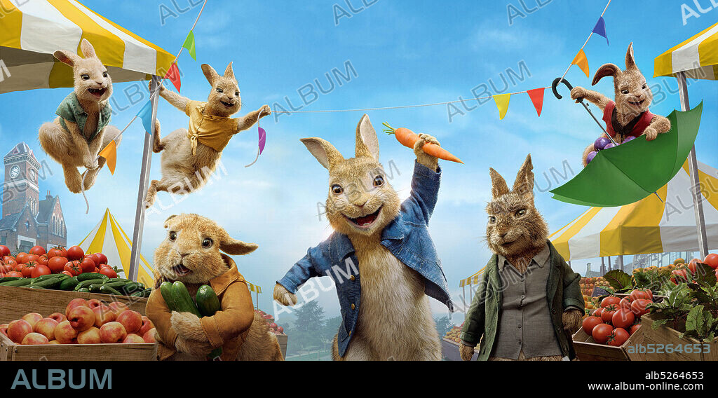 PETER RABBIT 2: THE RUNAWAY, 2021, directed by WILL GLUCK. Copyright COLUMBIA PICTURES.
