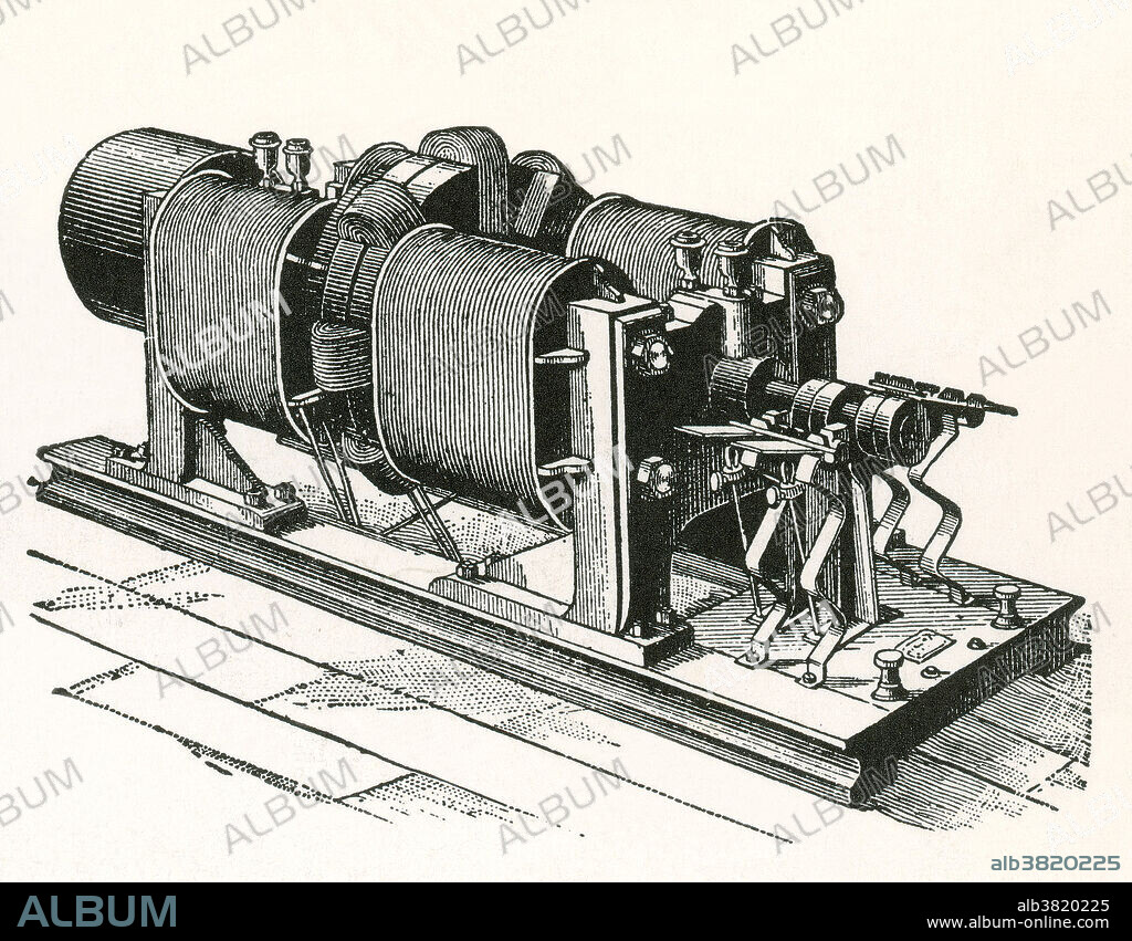 Dynamo Electric Machine. The Dynamo was the first electric generator capable of delivering power for industry.