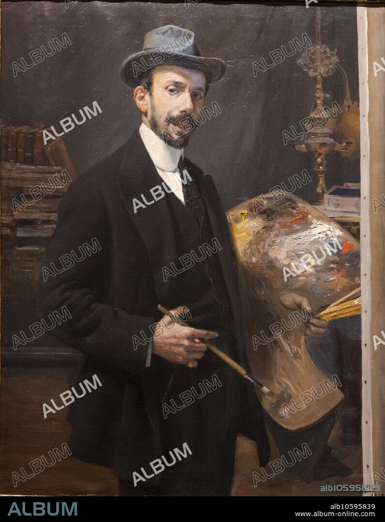 Ignacio Diaz de Olano, self-portrait, 1912, oil on canvas, Alava Fine Arts Museum, Vitoria, Basque Country, Spain.