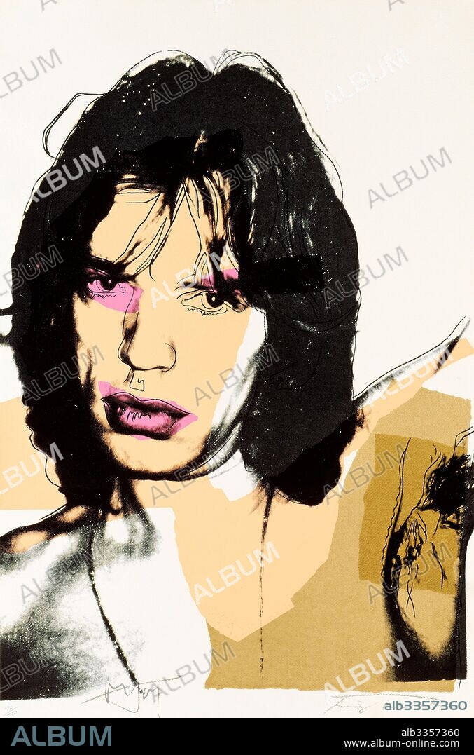 ANDY WARHOL. Mick Jagger.