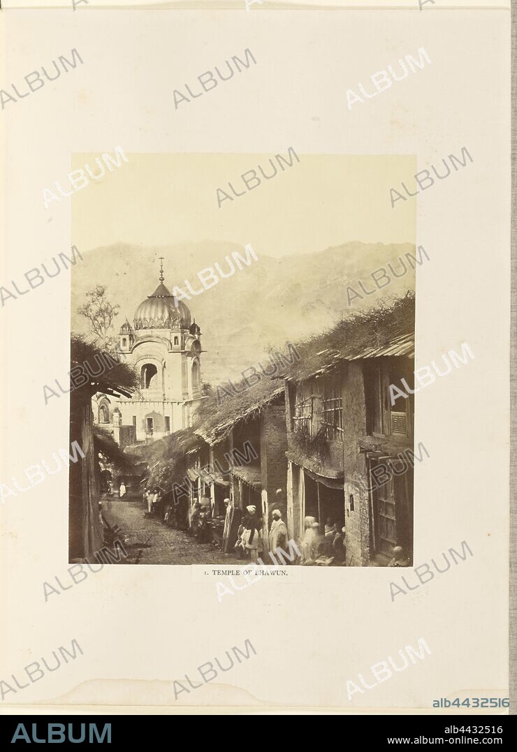 Temple of Bhawun, Philip Henry Egerton (British, active 1860s), London, England, negative June–August 1863, print 1863–1864, Albumen silver print, 21.8 × 18.3 cm (8 9/16 × 7 3/16 in.).