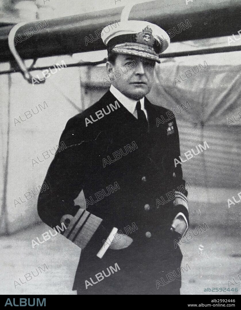 Admiral of the Fleet David Beatty, 1st Earl Beatty (1871 – 1936). Royal Navy officer, commanded the 1st Battle cruiser Squadron at the Battle of Jutland in 1916, Commander in Chief of the Grand Fleet, in which capacity he received the surrender of the German High Seas Fleet at the end of the War.