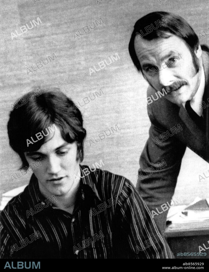 ARKIV 1973. Lasse Spjut (th) med ett av sina nyförvärv till åtvidaberg, Ralf Edström (tv). Foto: Inge Hallberg / XP / SCANPIX / Kod: 215. ** OUT AFTONBLADET **.