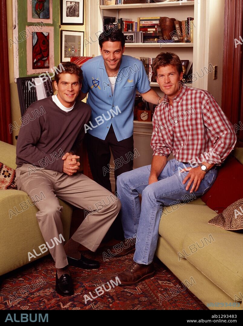 DAVID ALAN BASCHE, JOHN DUCEY and STEPHEN DUNHAM in OH, GROW UP, 1999, directed by ALAN BALL. Copyright FOX TELEVISION NETWORK/THE GREENBLATT JANOLLARI STUDIO.