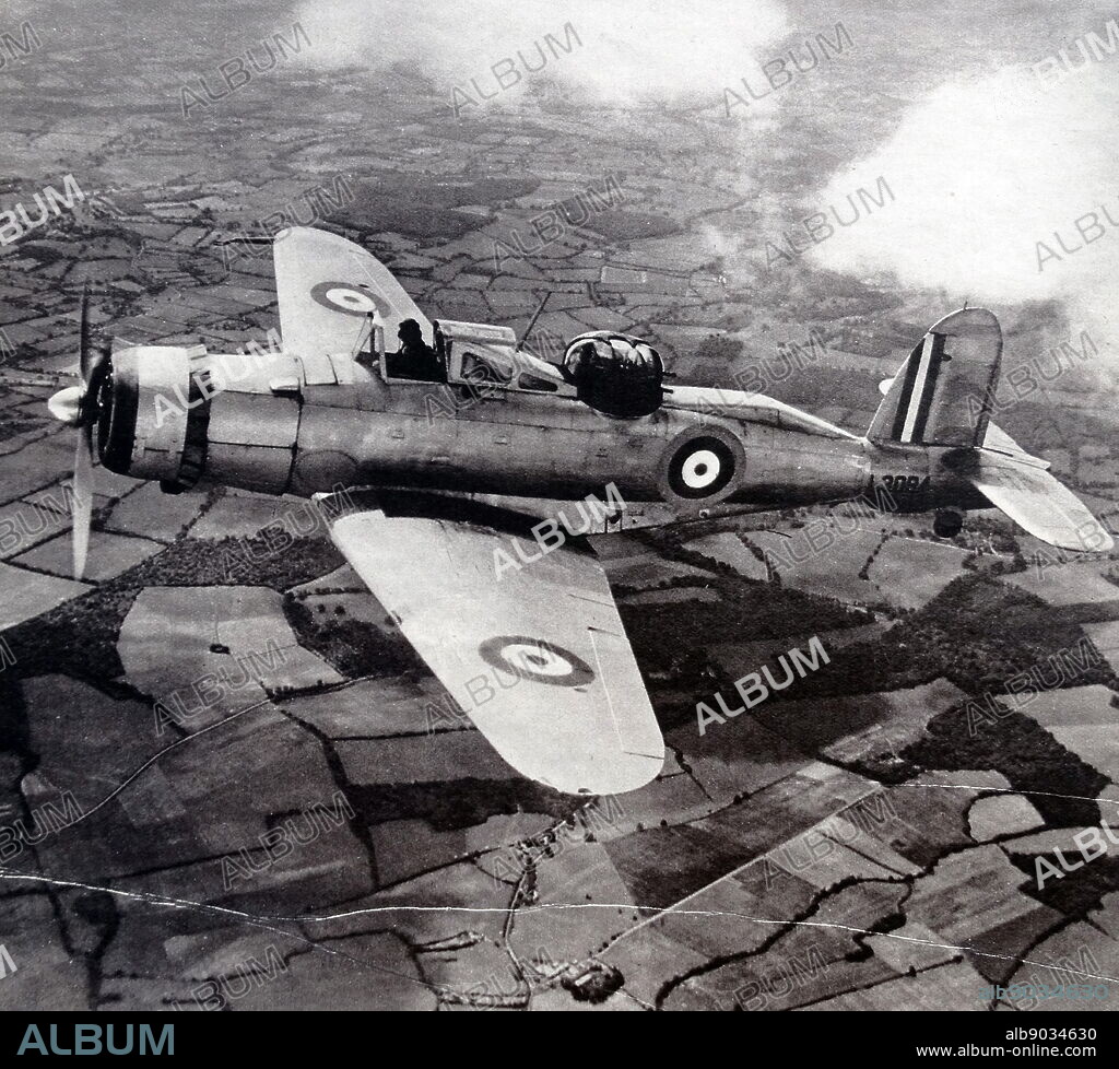 The Blackburn B-25 Roc was a British Second World War-era Fleet Air Arm fighter aircraft designed by Blackburn Aircraft Ltd. It took its name from the mythical bird of the tales of the Arabian Nights, the Roc. Derived from the Blackburn Skua and developed in parallel, the Roc had its armament in a turret. The Roc came to be viewed as inferior to existing aircraft such as the Skua and the type had only brief front-line service.