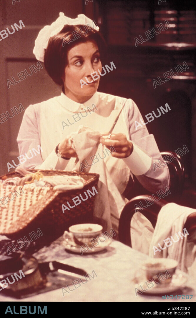 JEAN MARSH in UPSTAIRS, DOWNSTAIRS-TV, 1971, directed by BILL BAIN and DEREK BENNET. Copyright LWT.