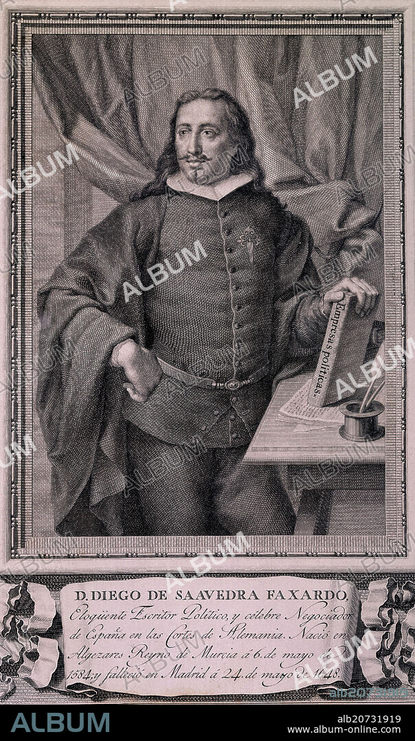 FERNANDO SELMA (1752-1810). DIEGO SAAVEDRA FAJARDO (1584-1648) - ESCRITOR POLITICO ESPAÑOL.