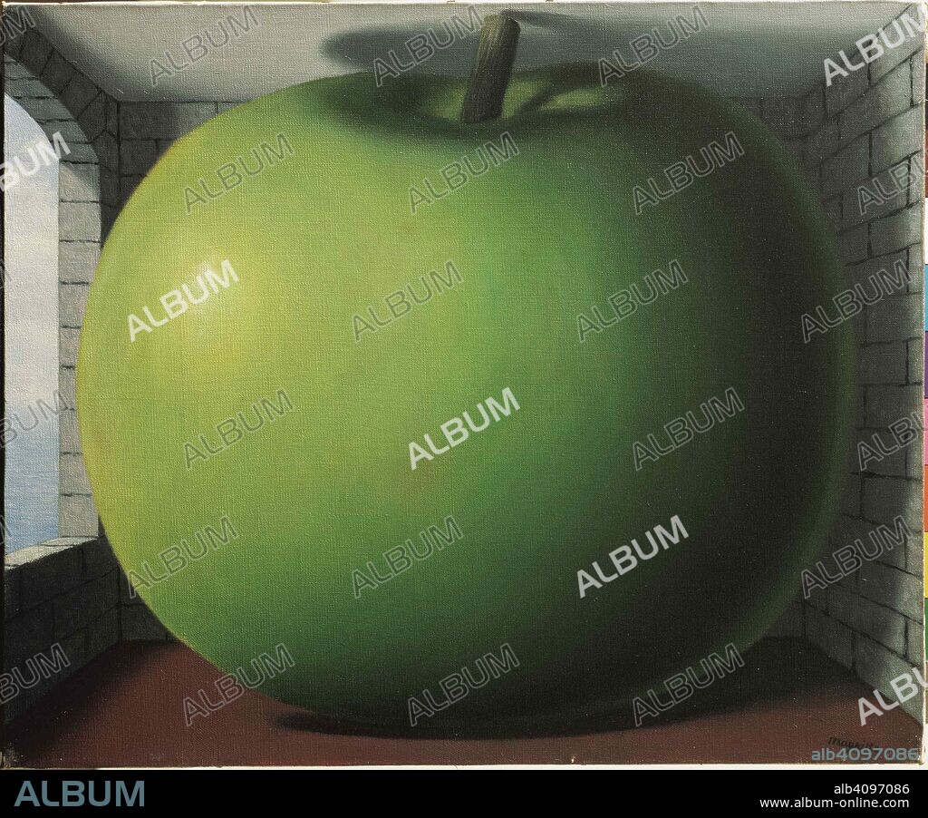 RENé FRANçOIS GHISLAIN MAGRITTE. La chambre d'écoute (The Listening Room).