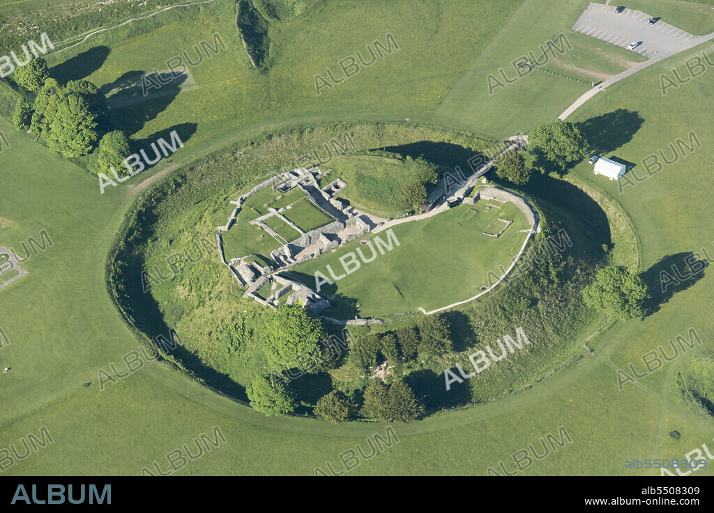 DAMIAN GRADY. Remains of motte and bailey castle, Old Sarum, near Salisbury, Wiltshire, 2017.