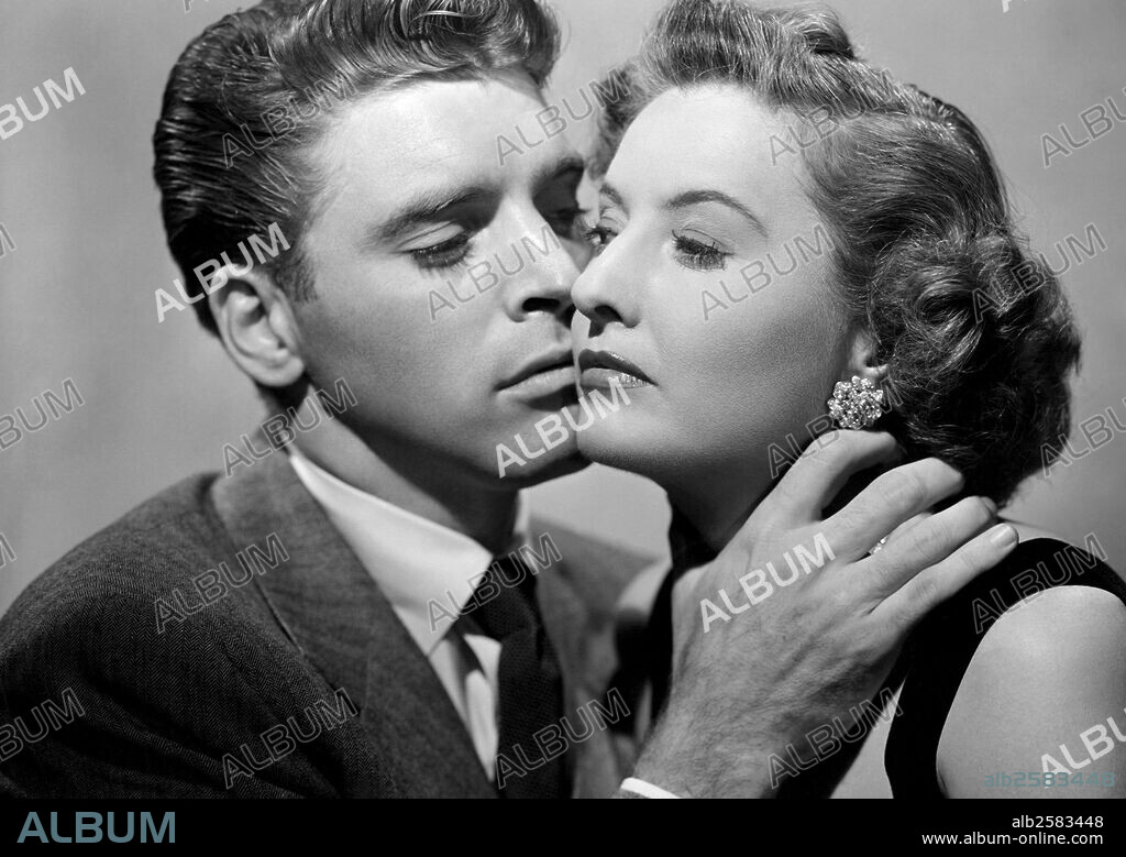BARBARA STANWYCK and BURT LANCASTER in SORRY WRONG NUMBER, 1948, directed by ANATOLE LITVAK. Copyright PARAMOUNT PICTURES.
