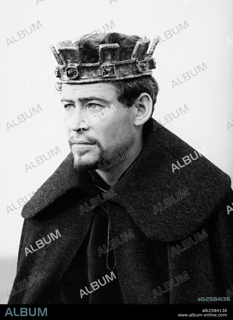 PETER O'TOOLE in BECKET, 1964, directed by PETER GLENVILLE. Copyright PARAMOUNT PICTURES.