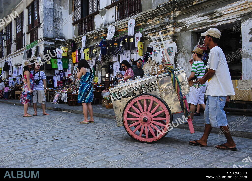 Vigan, UNESCO World Heritage Site, Northern Luzon, Philippines, Southeast Asia, Asia.