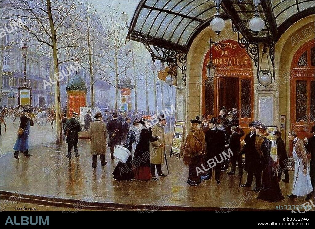 JEAN BERAUD. Boulevard des Capucines. Théâtre du Vaudeville.