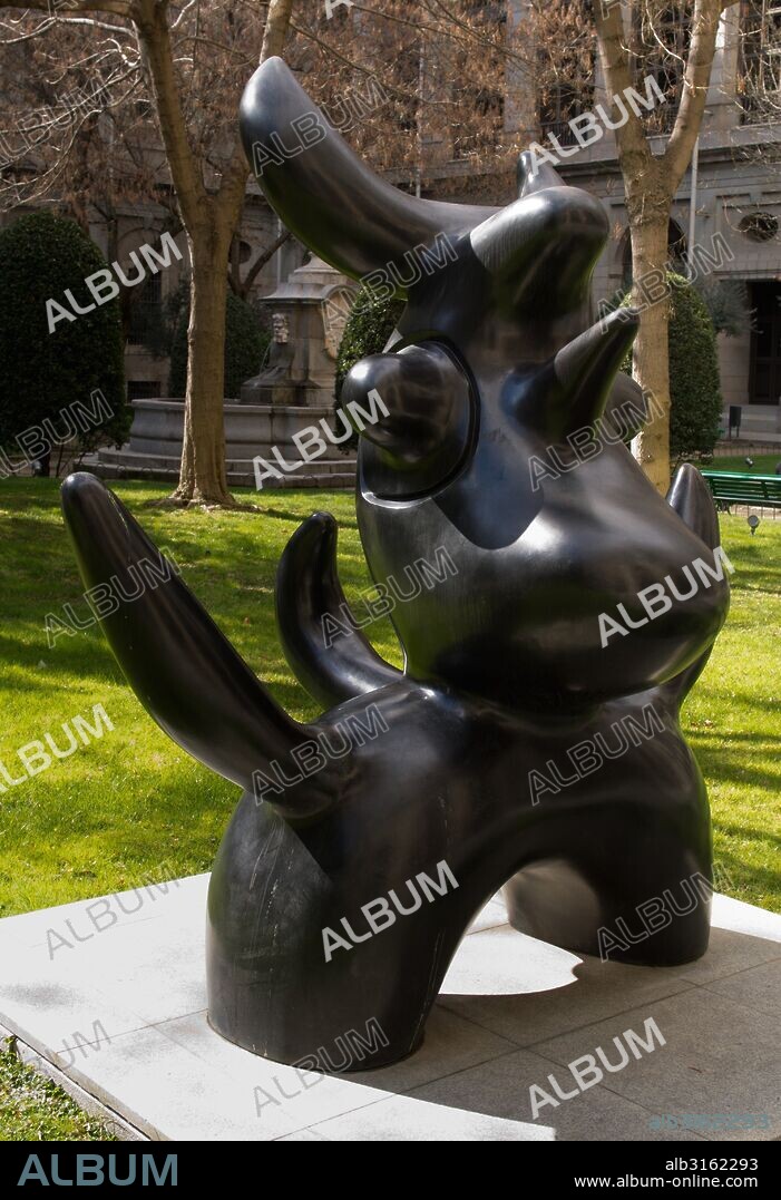 JOAN MIRÓ. " PAJARO LUNAR" (1966) DE JOAN MIRO.