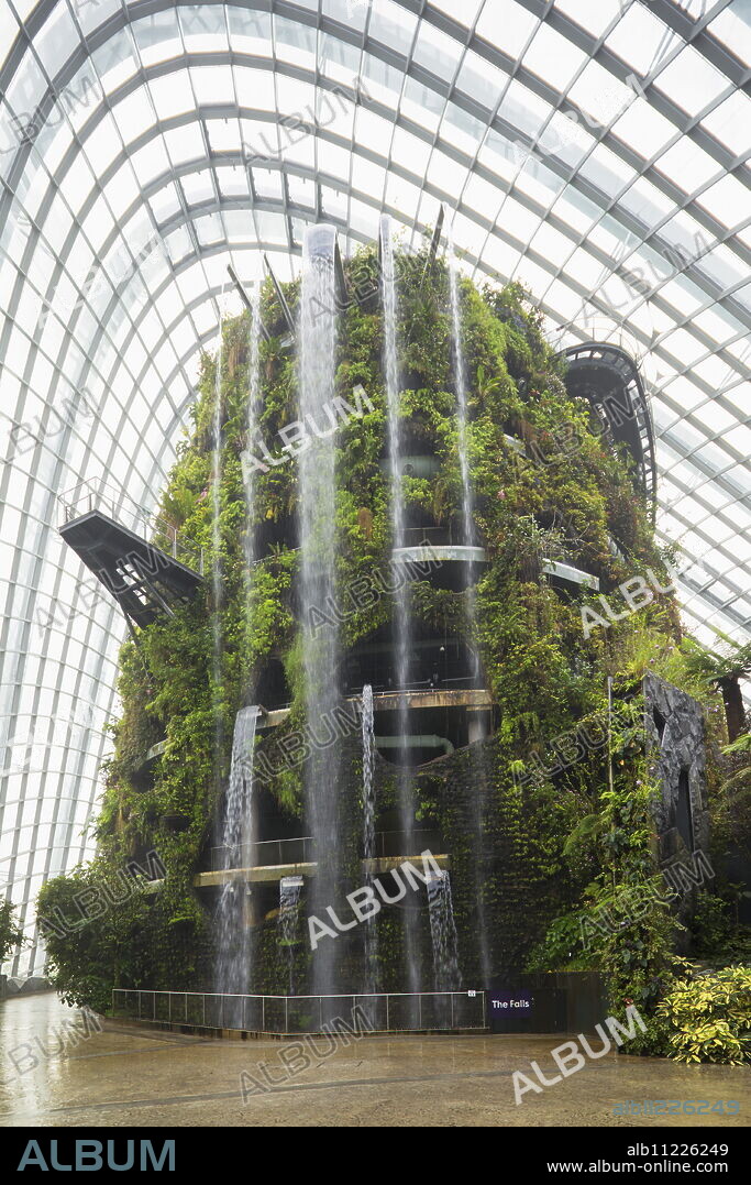 Gardens by the Bay, Cloud Forest, botanic garden, Singapore, Southeast Asia, Asia.
