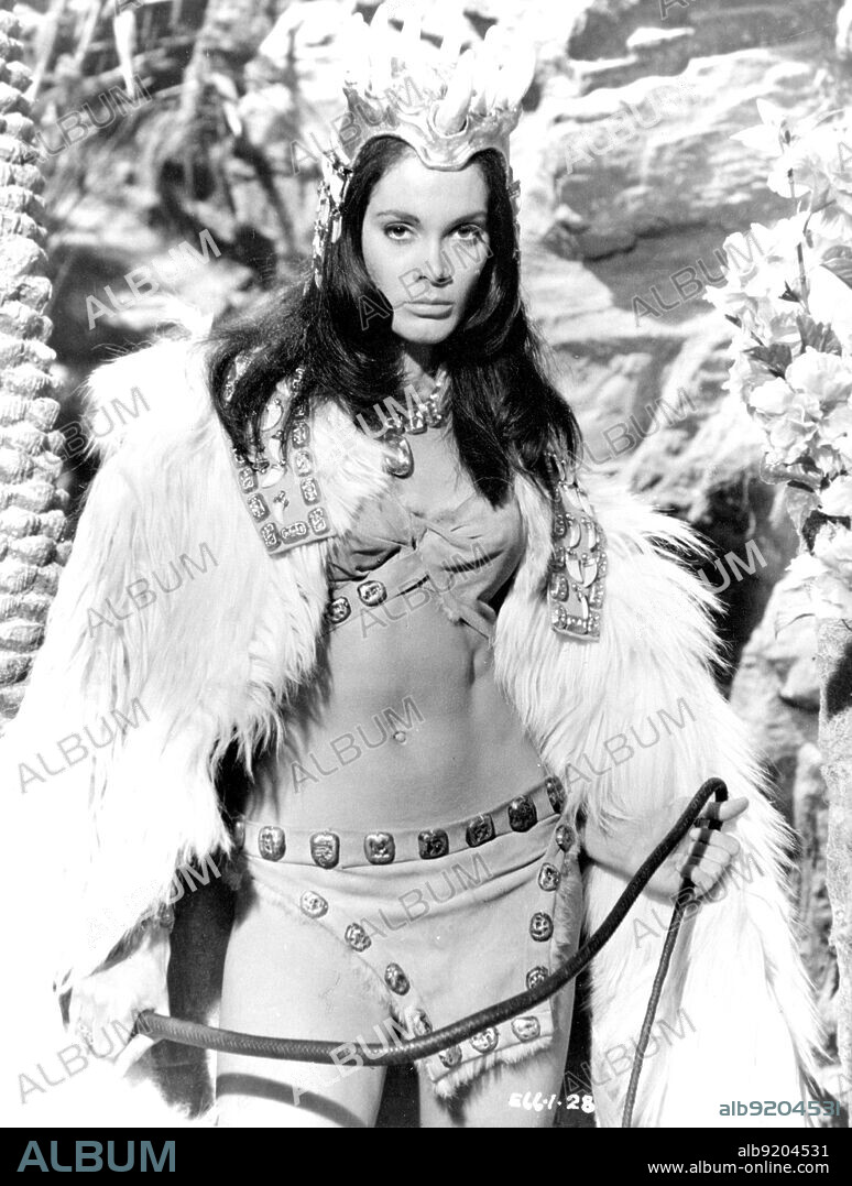 MARTINE BESWICK in SLAVE GIRLS, 1967, directed by MICHAEL CARRERAS. Copyright HAMMER FILM PRODUCTIONS.
