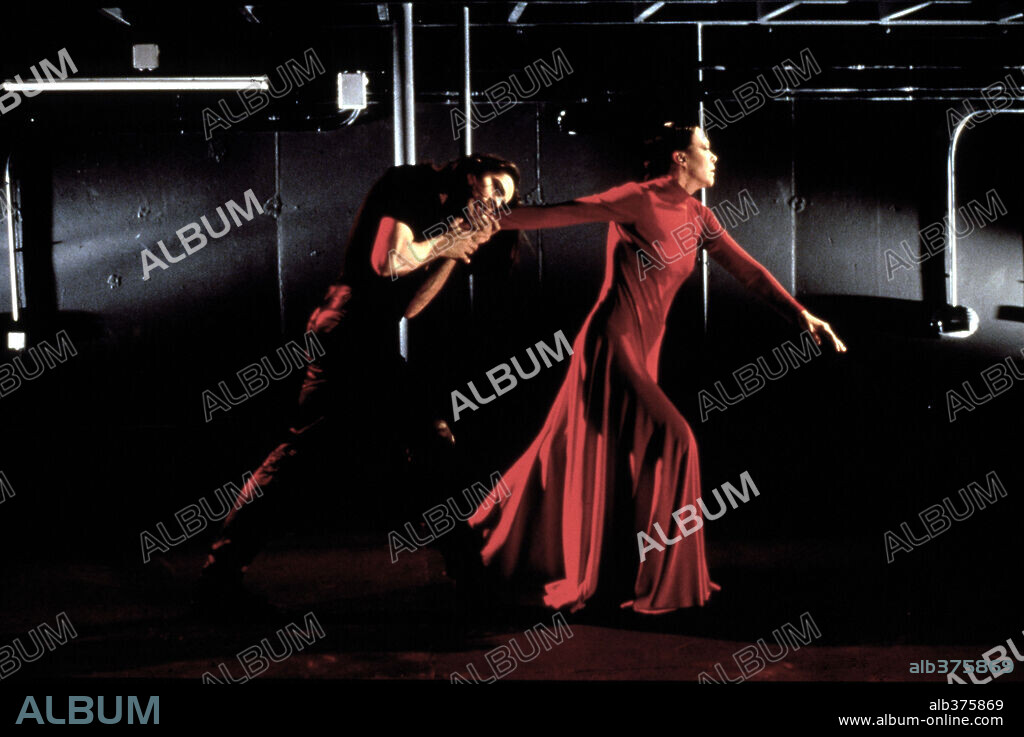 JOAQUIN CORTES and MANUELA VARGAS in THE FLOWER OF MY SECRET, 1995 (LA FLOR DE MI SECRETO), directed by PEDRO ALMODOVAR. Copyright EL DESEO S.A.