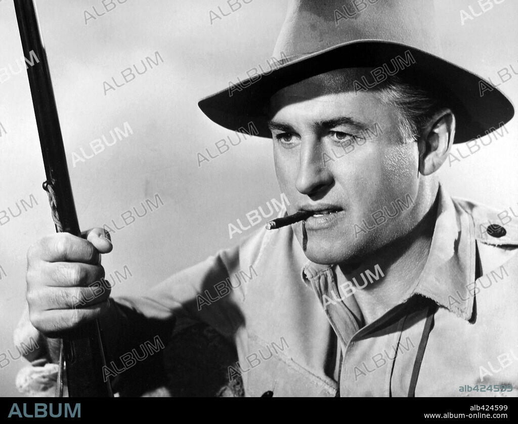 STEWART GRANGER in HARRY BLACK AND THE TIGER, 1958, directed by HUGO FREGONESE. Copyright 20TH CENTURY FOX.