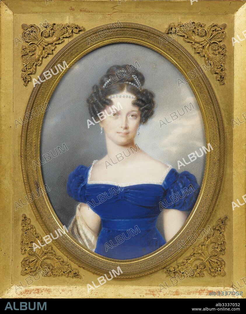 FRIEDRICH JOHAN GOTTLIEB LIEDER. Princess Henrietta of Nassau-Weilburg (1797-1829), the wife of Archduke Charles of Austria.